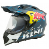 Modro-biela prilba na MOTO ADVENTURE MX Kini Red Bull ADV 1.0 L 59-60 cm