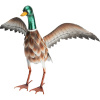 Progarden Zahradní dekorace kachna 41 cm kovová KO-557104580
