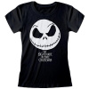 Disney Nightmare Before Christmas: Face Of Jack And Logo – dámske tričko M