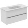 Ideal Standard Eurovit+ Skrinka s umývadlom, 55x100x44 cm, 2 zásuvky, lesklá biela R0575WG