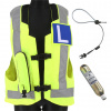 HIT-AIR MLV 2 AIRBAG VESTA REFLEXNÁ ŽLTÁ S PRUHMI PRE AUTOŠKOLY Veľkosť: Medium (SL)