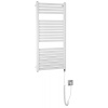 Aqualine TONDI-E elektrické vykurovacie teleso, rovné, 450x970 mm, 300 W, biela DE450T