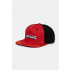 Šiltovka adidas Originals FLATBRIM CAP červená farba, s nášivkou, JW3989 M/L