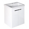 Sapho ELLA umývadlová skrinka 56,5x65x43cm, 2xdvierka,biela (70065) SPH EL065-3030