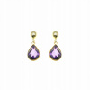 KRÁSNE NÁUŠNICE FIALOVÁ CUBIC ZIRCONIA GOLD 585 (KRÁSNE NÁUŠNICE FIALOVÁ CUBIC ZIRCONIA GOLD 585)