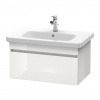 Duravit Durastyle - Skrinka pod umývadlo 730x448, biela lesklá D 638102222