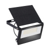 LED solárne nástenné svietidlo IP44 1000 lm 4000 K 1500 Ah čierne so senzorom pohybu