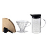 Hario sada Dripper and Thermo V60 Colour Server