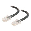 C2G Cat5e Non-Booted Unshielded (UTP) Network Patch Cable - Patch kabel - RJ-45 (M) do RJ-45 (M) - 20 m - UTP - CAT 5e - licna, uniboot - černá
