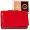 Peňaženka - Peterson Peterson Wallet Natural Leather Black, Red PTN BC-467-čierna produkt červenej ženy (Petersonská kožená dámska peňaženka pre Bigiel RFID)