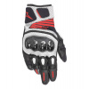 Rukavice SP X AIR CARBON 2, ALPINESTARS (černá/bílá/červená fluo) 2024