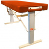 Prenosný elektrický masážny stôl Clap Tzu Linea Wellness Farba: PU - mandarinková (mandarine), Rozmery: 192x75cm, Doplnky: sieťové napájanie + vstavané elektrické vyhrievanie + nožný spínač od 192*75