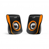 Genius reproduktory SP-Q180, 2.0, 6W, čierno-oranžová (Genius 31730026402)
