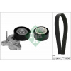Ozubený klinový remeň - sada Opel 2,0 CDTi B20DTH D20DTH INA 529044810 (Klinový remeň - sada Opel 2,0 CDTi B20DTH D20DTH INA 529044810)