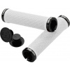Gripy Locking Sram bílá, s Double Clamps & End Plugs