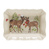 Casafina by Costa Nova Misa zapekacia 36x26cm, DEER FRIENDS, biela|Linen (DOPREDAJ)|Casafina