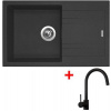 Sinks Sinks LINEA 780 Granblack + Vitalia čierna matná