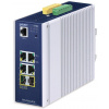 Planet TSN-5225-4T2S priemyselný TSN L2+ switch, 4x1Gb, 2x2.5G SFP, 1x RJ45-RS232, RING, 1588PTP, -40~75°C