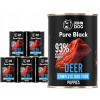 John Dog Pure Black krmivo adult mono jeleň 6x400 g