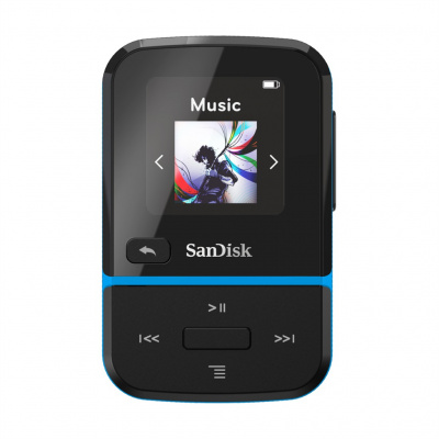 SanDisk MP3 Clip Sport Go, modrá 16 GB