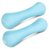 Spokey BONE Sada neoprenových činek 2x 1 kg modré