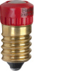 Žár.LED 1W 230V E14 červená BERKER