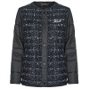 Karl Lagerfeld Bundy BOUCLE SHORT PADDED JACKET Modrá