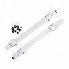 Powerslide Pásek + přezka Kizer Clipper Buckle Set White 21cm (Řada: Kizer)