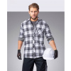 ARDON Pánska bavlnená košeľa ARDON®OPTIFLANNELS, sivá Veľkosť: 2XL