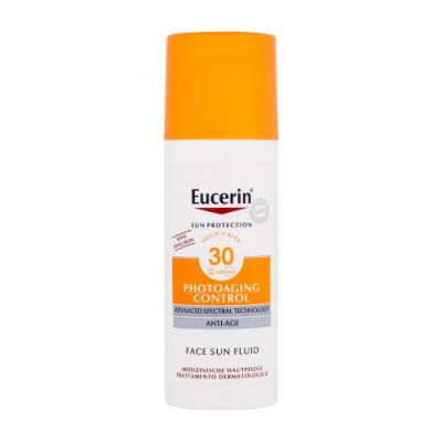 Eucerin Sun Protection Photoaging Control Face Sun Fluid SPF30 opaľovacia emulzia na tvár proti vráskam 50 ml pre ženy