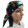 Šatka - Anaamel čierna bavlna šál (Hlava Turban po chemoterapii CH-71)