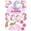 CUKROVÁ TLAČ jedlý obrázok na tortu Cukrová hmota JEDNOROŽEC UNICORN KONIK #12