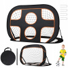 FUTBALOVÁ BRÁNKA KOVOVÁ ZAMERIAVACIA PODLOŽKA TRÉNINGOVÁ FUTBALOVÁ 121X80 CM