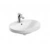 Geberit Variform umývadlo 55x45 cm oválny vstavané umývadlo biela 500.720.01.2