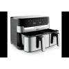 Tefal Dual Easy Fry & Grill EY905D Dvojitý 8,3 L Samostatný 2700 W Teplovzdušná fritéza Nerezová oceľ (EY905D10)