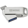 MyMEDIA My Dual USB 3.2 Gen 1 /USB C Drive 16GB USB flash disk 16 GB strieborná 69268 USB 3.2 (Gen 1x1), USB-C®; 69268