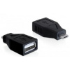 Delock microUSB samec na USB-A samica (65296)