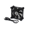 Waveshare Tichý chladiaci ventilátor s USB 5V 120 mm, 3-rýchlostná nastaviteľná rýchlosť 1x