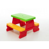 Dětský piknikový stůl červený 5067