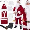 CA1225 Prémiový kostým Mikuláša – 9-dielna súprava