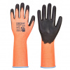 Portwest A631 Vis-Tex Pracovné rukavice oranžová/čierna S