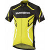 Dres krátky pánsky Shimano PRINT žltý M