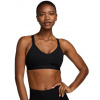 Dámske podprsenky Nike Indy Medium Support Padded Adjustable Sports - black/black - Čierny (XS)