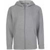 NEUTRAL O 13301 / Detská mikina na zips s kapucňou z bio bavlny - šport grey 104-110