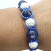 Shamballa náramok Sodalit + Magnezit