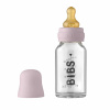BIBS Baby Bottle sklenená fľaša 110ml - Dusky Lilac