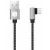 Kábel Techly USB - USB typ C 0,5 m čierny