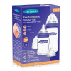 Lansinoh Štartovací set dojčenských fliaš (1ks 160 ml + 1ks 240 ml) + cumle NaturalWave 3 ks (S+M+F) 1x1 set