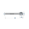 Karnasch 113037083 | D (KUD) - Guľová fréza HP-1 12,0 DINx11x6-56 mm, nepovlakované