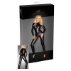 Noir - Shiny, long sleeve overall (black)